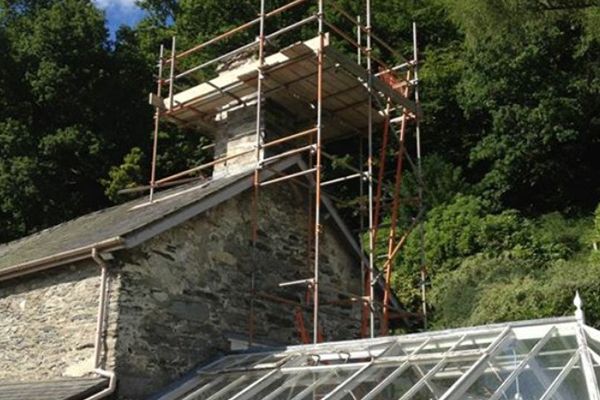 chimney scaffolding stockport